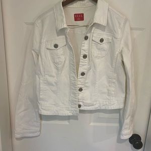 White denim jacket